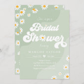 Boho Hippy Vibes Sage Green Festival Vrijgezellenf Kaart (Voorkant / Achterkant)