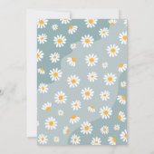 Boho Hippy Vibes Zee Blue Festival Vrijgezellenfee Kaart (Achterkant)