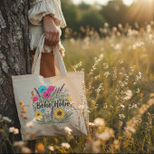 Boho Hobo bloementuin ontwerp Tote Bag