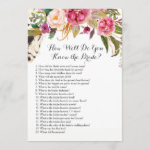 Boho Hoe goed ken je de bruid?