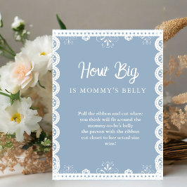 Boho Hoe groot is mama Belly baby shower spelbord Reclamebord Met Voetstuk