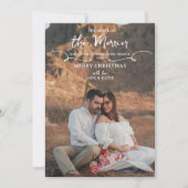 Boho Hoe meer zielen hoe meer vreugd zwangerschaps Feestdagenkaart (Voorkant)