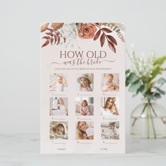 Boho Hoe oud was de bruid Bruidsmeesterschapsspel (Staand voorkant)