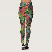 boho hojas forest leggings (Achterkant)