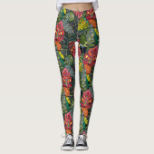 boho hojas forest leggings (Voorkant)