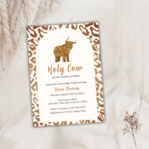 Boho Holy Koe Western Highland Koe Baby shower
