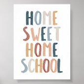 Boho home lief huisschool poster (Voorkant)