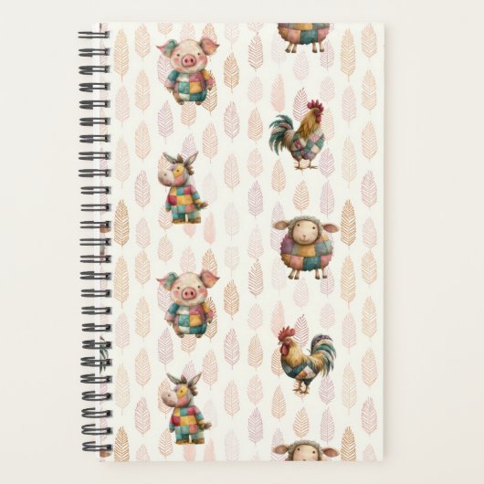 Boho Homestead Happenings Maandelijks/Wekelijks Pl Planner (Voorkant)