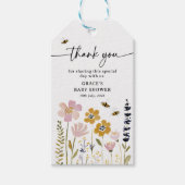 Boho Hommeltje Baby Shower Cadeaulabel (Voorkant)