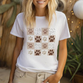 Boho Hond & Kat Paw Geruite T-shirt
