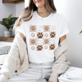 Boho Hond & Kat Paw Geruite T-shirt