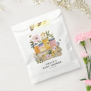 Boho HoneyBee & Wilde Bloem Baby Shower Bedankzakje