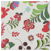Boho, Hongaarse Folklore, Bloempatroon, Matyo, Tul Stof (Close Up)