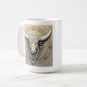Boho horoscoop Torus aquarel Koffiemok (Voorkant links)