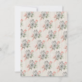 Boho Horse Birthday Party Invitation Kaart (Achterkant)