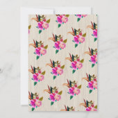 Boho Horse Birthday Party Invitation Kaart (Achterkant)