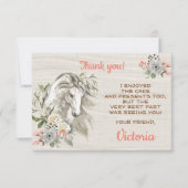 Boho Horse Birthday Party Kaart (Voorkant)