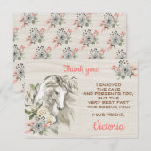 Boho Horse Birthday Party Kaart