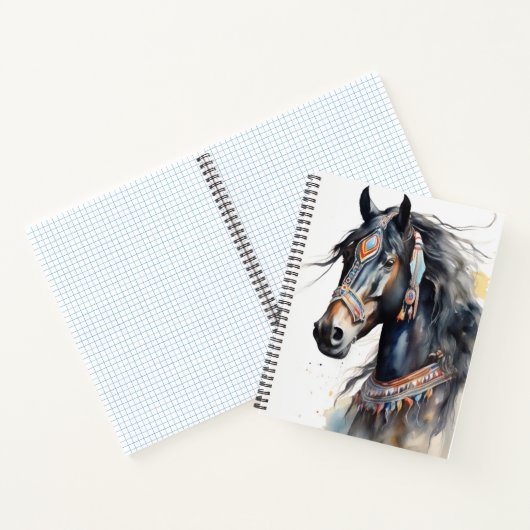 Boho Horse Notitieboek (Binnen)