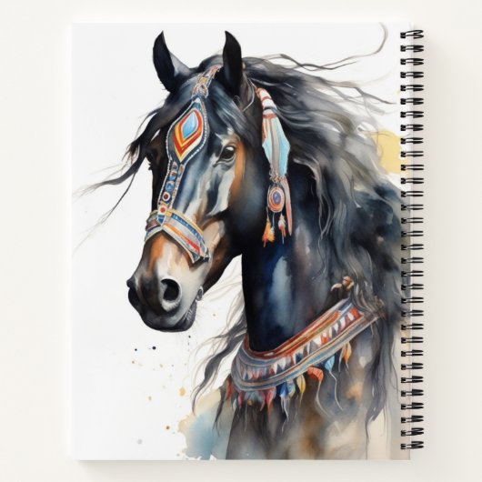 Boho Horse Notitieboek (Achterkant)