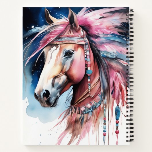 Boho Horse Notitieboek (Achterkant)