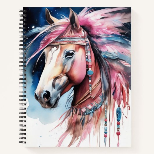 Boho Horse Notitieboek (Voorkant)