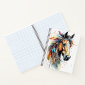 Boho Horse Notitieboek (Binnen)