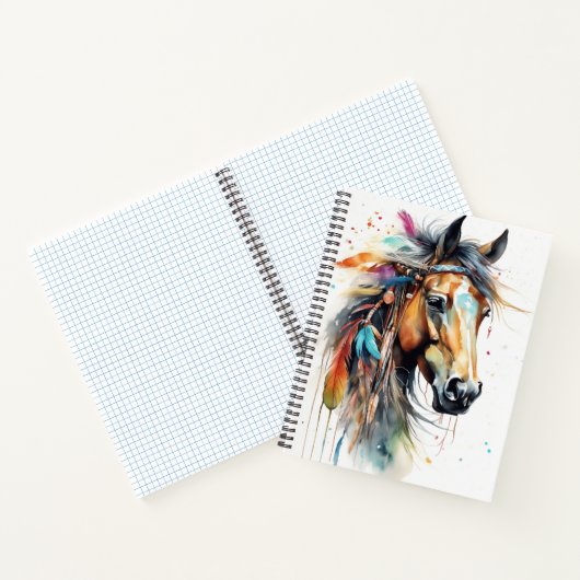 Boho Horse Notitieboek (Binnen)