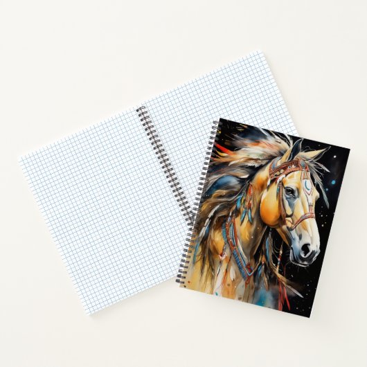 Boho Horse Notitieboek (Binnen)