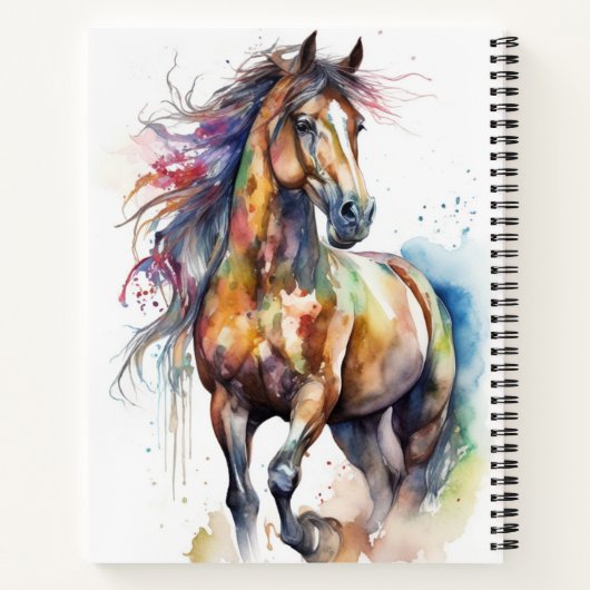 Boho Horse Notitieboek (Achterkant)