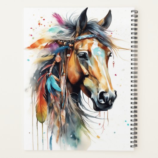 Boho Horse Planner (Achterkant)