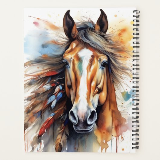 Boho Horse Planner (Achterkant)