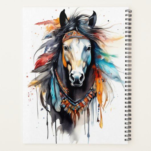 Boho Horse Planner (Achterkant)