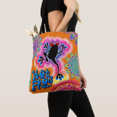 Boho Hot Frog Surf psychedelische Canvas tas sinaa (Dichtbij)