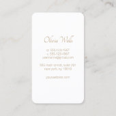 Boho House Handen en Maan Visitekaartje (Achterkant)