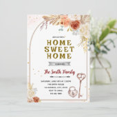 Boho housewarmingfeest uitnodiging (Staand voorkant)