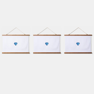 Boho houten wandtapijt met houten frame stof hangend wandkleed