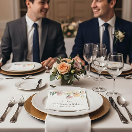 Boho Huwelijk Servet  bloemenboeket