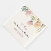 Boho Huwelijk Servet  bloemenboeket (Hoek)