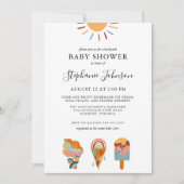 Boho Ice Cream Achtertuin Baby shower Kaart (Voorkant)