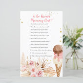 Boho Ice Cream Floral die mama het beste spel kent (Staand voorkant)