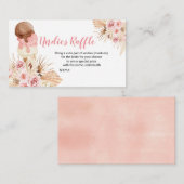 Boho Ice Cream Undies Raffle Enclosure Kaart (Voorkant / Achterkant)