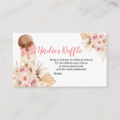 Boho Ice Cream Undies Raffle Enclosure Kaart (Voorkant)