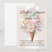 Boho Ijsje Bloem ijshoorntje Kaart (Voorkant / Achterkant)