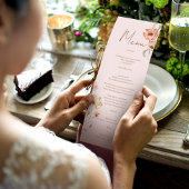 Boho IJslandse Waterverf IJsland Poppy Flowers Menu
