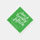 Boho in het groen | Gepersonaliseerde papieren se Servet (Hoek)