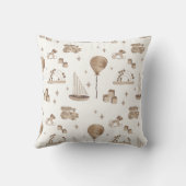 Boho in Neutrals: speelse kinderkamer Kussens (Achterkant)