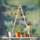Boho in pot geplante bruidsfeest begrroeting acryl bord (Neutraal)