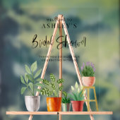 Boho in pot geplante bruidsfeestbegroeting acryl bord (Neutraal)