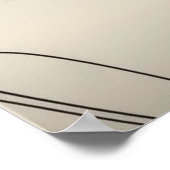 Boho Inclusief Vrouwen Silhouet met Sunset Circle Poster (Hoek)